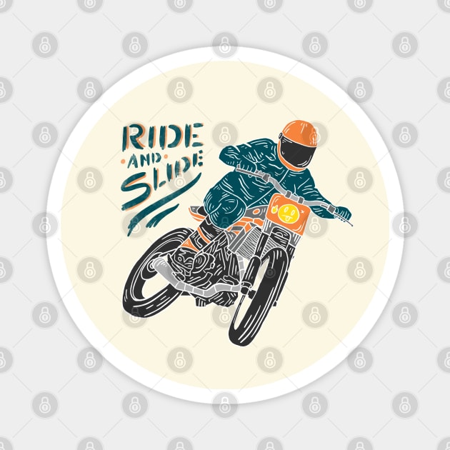 Ride & Slide Magnet by March Merch Store